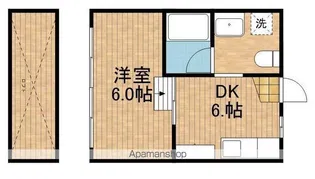 コーポハイフォーレスト【2階】の間取り