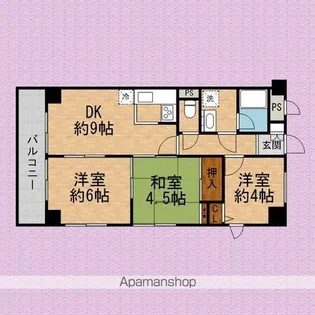 MAC志木コート【3階】の間取り