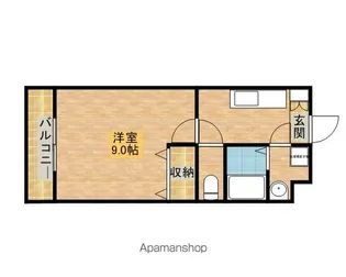 R−シャロウズ【2階】の間取り