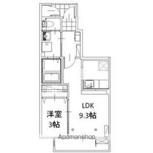 サニーフラット【103号室】の間取り
