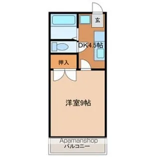 ル・ポン新瑞【2階】の間取り