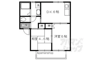 多田ハイツII【202号室】の間取り