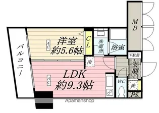 グランハイツ高田馬場【12階】の間取り