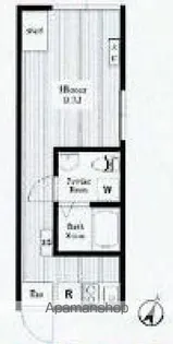 東京都新宿区山吹町【マンション】の間取り