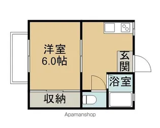 イーハトーブ館【203号室】の間取り