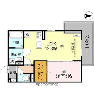 「D-ROOM山上」【3階】の間取り