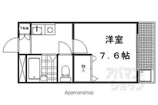 グランドアベニュー【203号室】の間取り