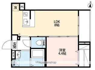 CASA・K 足立【3階】の間取り