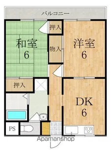 ライズ綾【3階】の間取り
