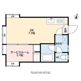 フレンド沼垂【2階】の間取り