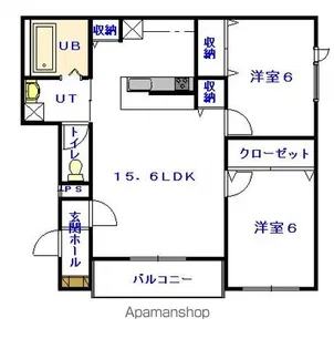 アルグレース豊岡【303号室】の間取り