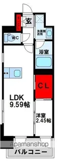 プレジデンス ざ 三萩野【10階】の間取り