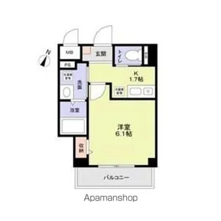 ソルテ西小岩【2階】の間取り