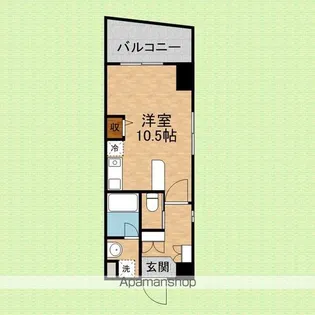 サンマリー鶴瀬【403号室】の間取り