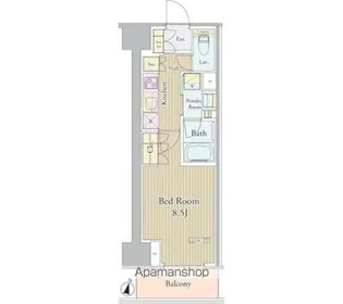 ヴェルデュール高田馬場【10階】の間取り