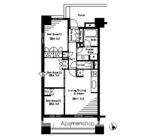 パークアクシス大塚【3階】の間取り
