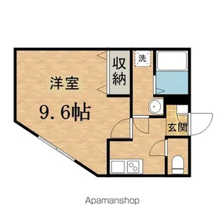 1Kの間取り画像