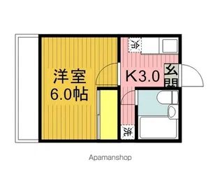 シャトルO【202号室】の間取り