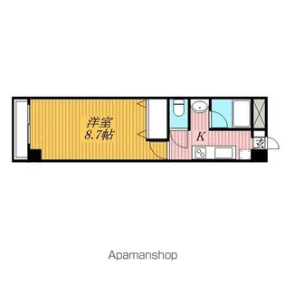 エスポワール港【201号室号室】の間取り