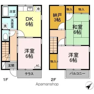 パールハイツ【1階】の間取り