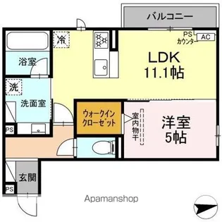 エクレール【2階】の間取り