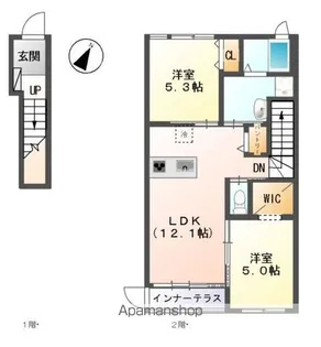 モントブレチア【2階】の間取り