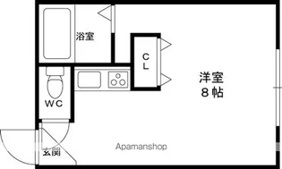 カーザ布施【3階】の間取り