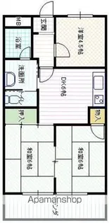 桔梗ビル【2階】の間取り