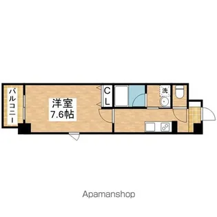 THE RESIDENCE IMAIKE【4階】の間取り