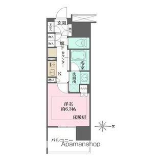 リニアゲートタワー名古屋【4階】の間取り