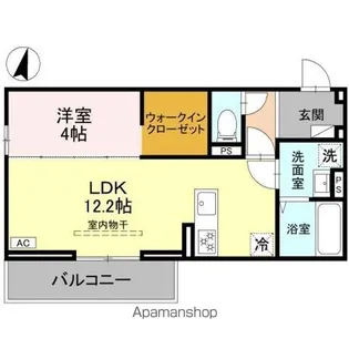 SOPHIA II A【1階】の間取り