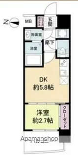 セレニテ東三国ミラク【11階】の間取り