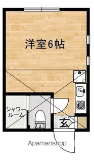 ユナイト小倉マリナ・デル・レイ【1階】の間取り