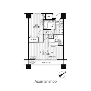 LOOPーM【5階】の間取り