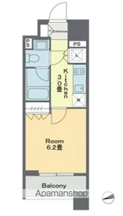 ベルファース戸越スタティオ【8階】の間取り