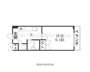 アートプラザ光【4階】の間取り