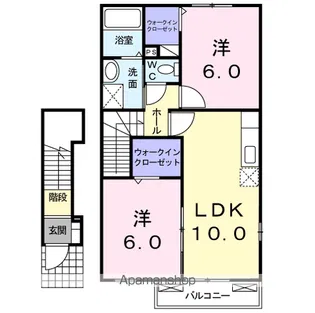 プレシャス【2階】の間取り