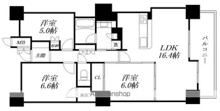 滋賀県草津市大路1丁目【マンション】の間取り