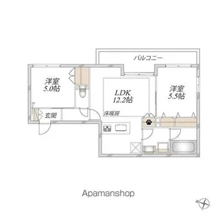 CHATEAU NOIR(シャトーノワール)【303号室】の間取り
