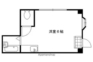 築山マンション【1-A号室】の間取り