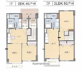 メゾン・グレイスB【1階】の間取り