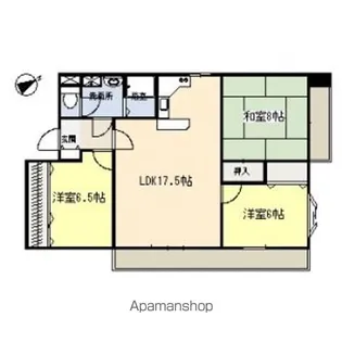 グリックヒルズ代万【1階】の間取り