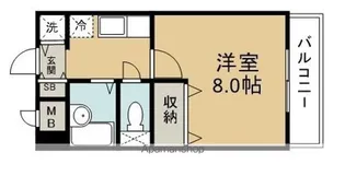 マイプレイス宝蔵院【6階】の間取り