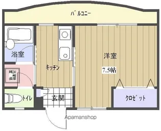 シーサイドコート【4階】の間取り