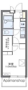 レオパレスプランドール八ヶ崎【2階】の間取り