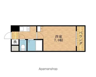 プロムナード都島【305号室】の間取り