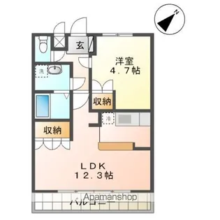 ルミナスハイム920【2階】の間取り