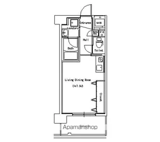 エスポアール泉【4階】の間取り