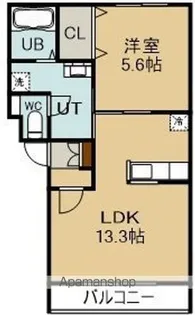 ラズリTK【302号室】の間取り