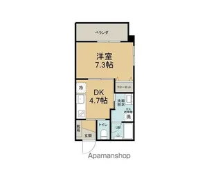 ハイツインフィニティ【302号室】の間取り